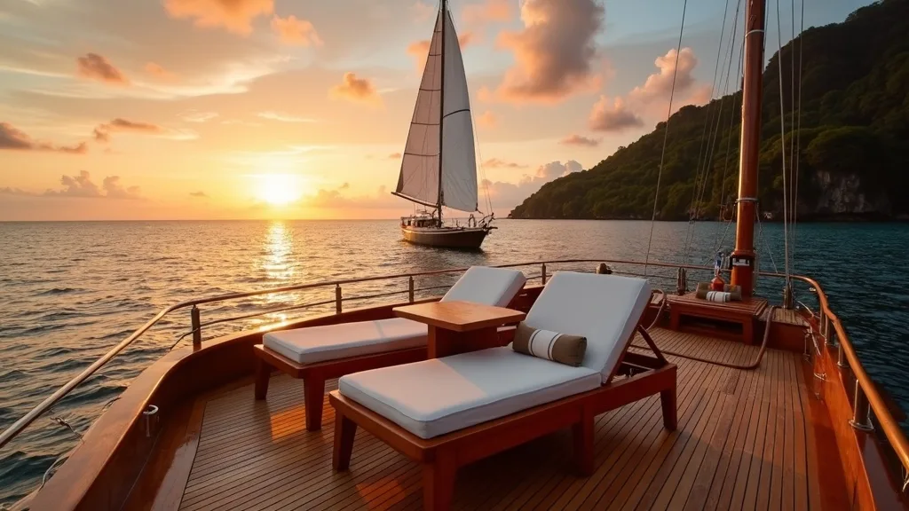 Motor Yacht vs Sailing Yacht in Raja Ampat